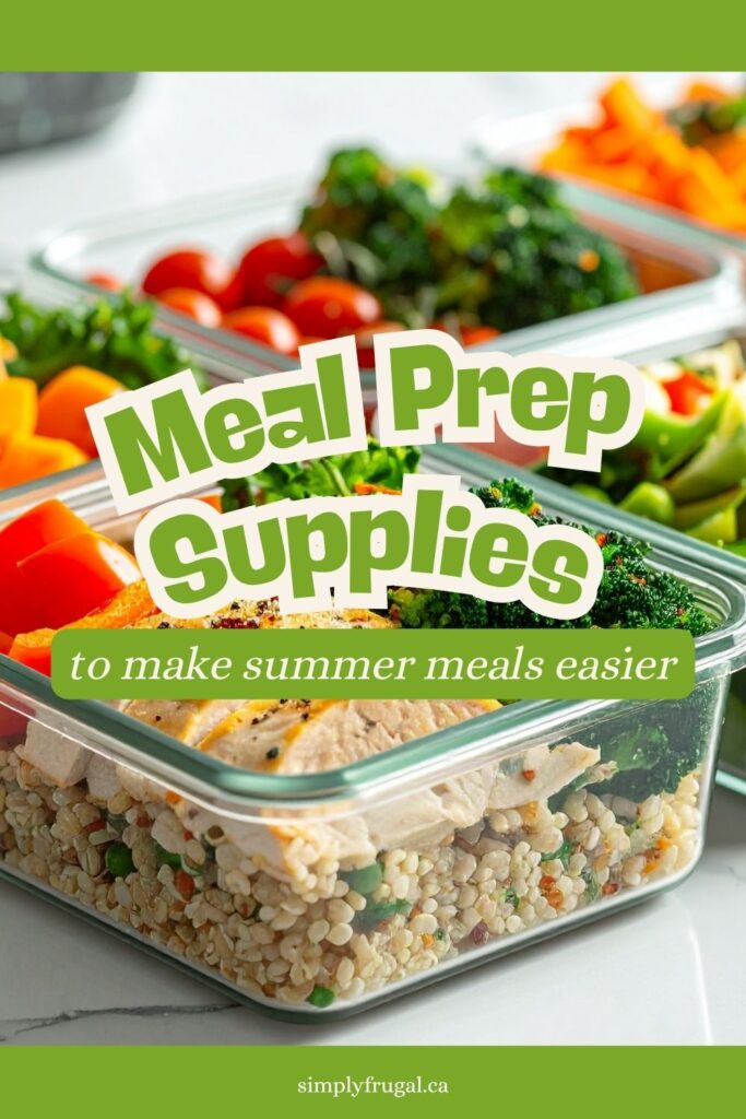 meal prep supplies