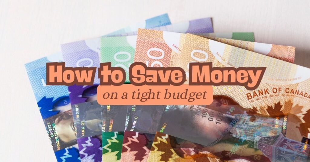 save money on a tight budget