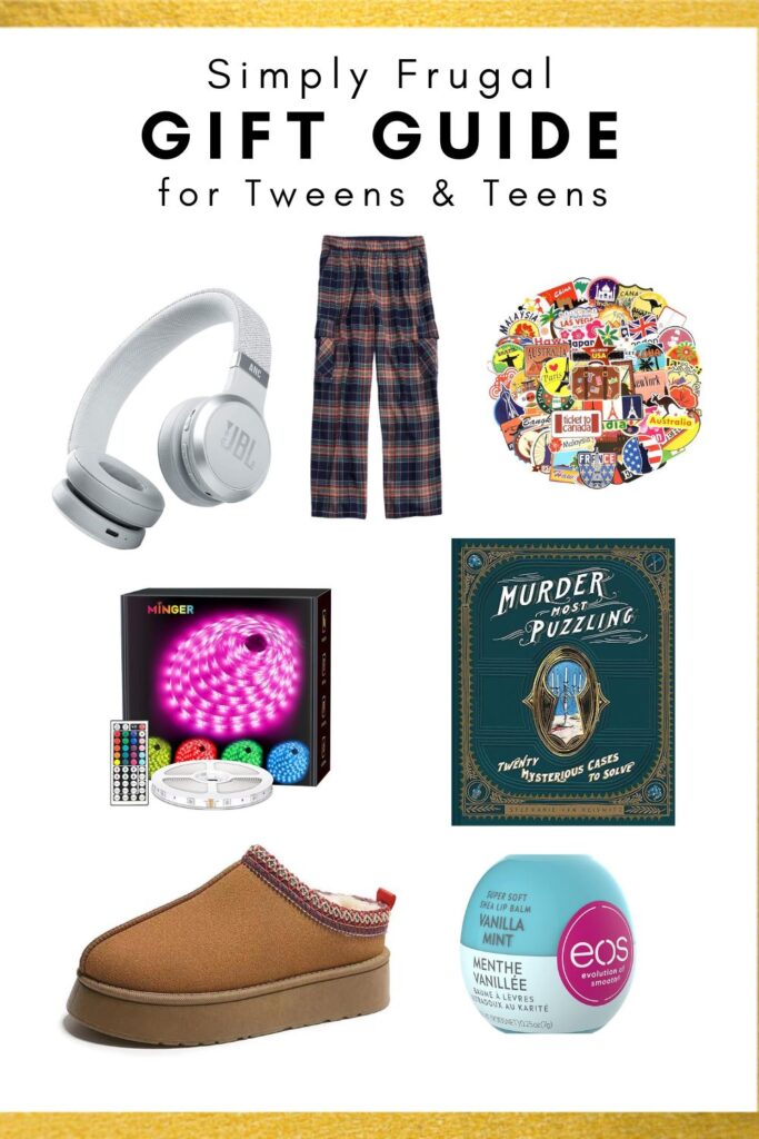 frugal gift ideas for tweens & teens