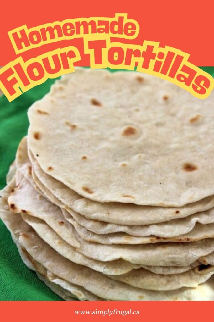 homemade flour tortillas