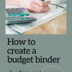 how to create a budget binder