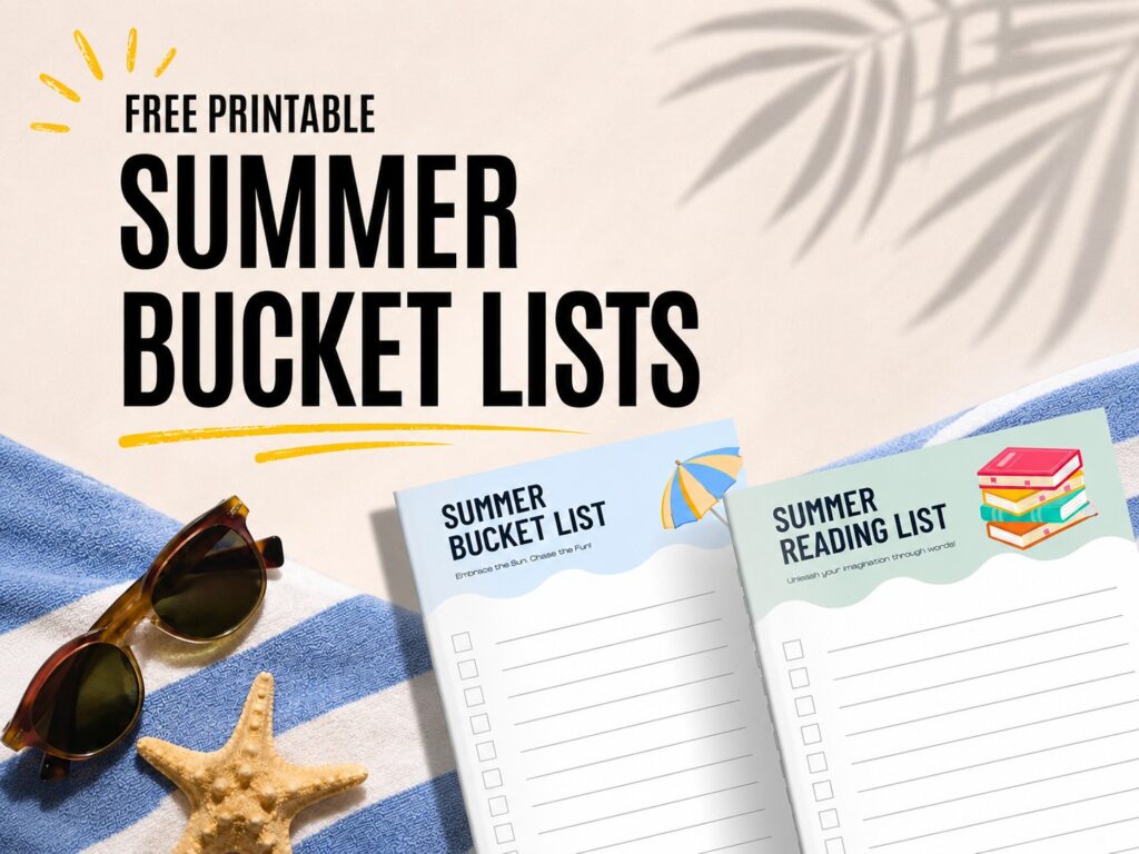 Free Printable Summer Bucket Lists