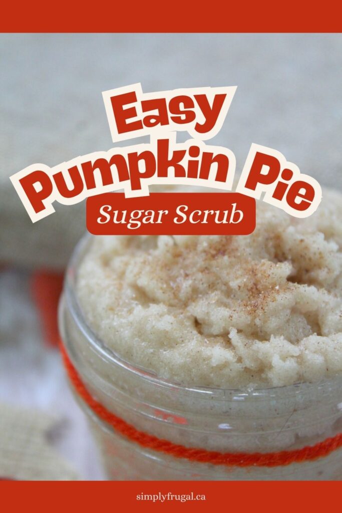 pumpkin pie sugar scrub