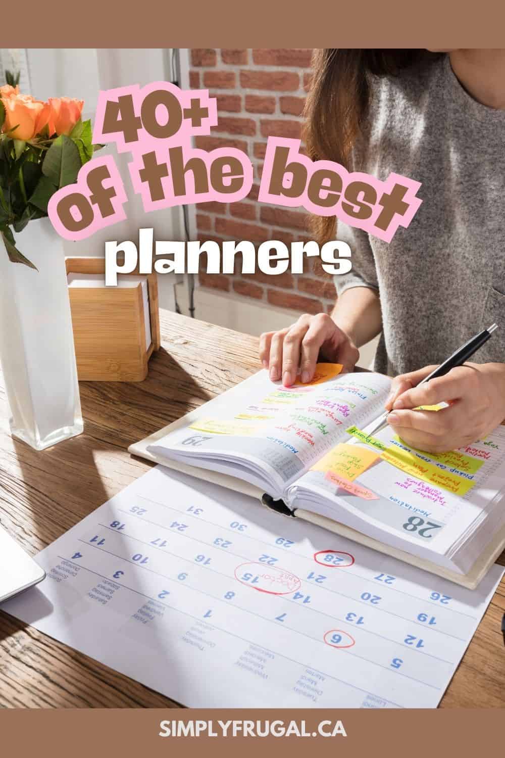 best planners