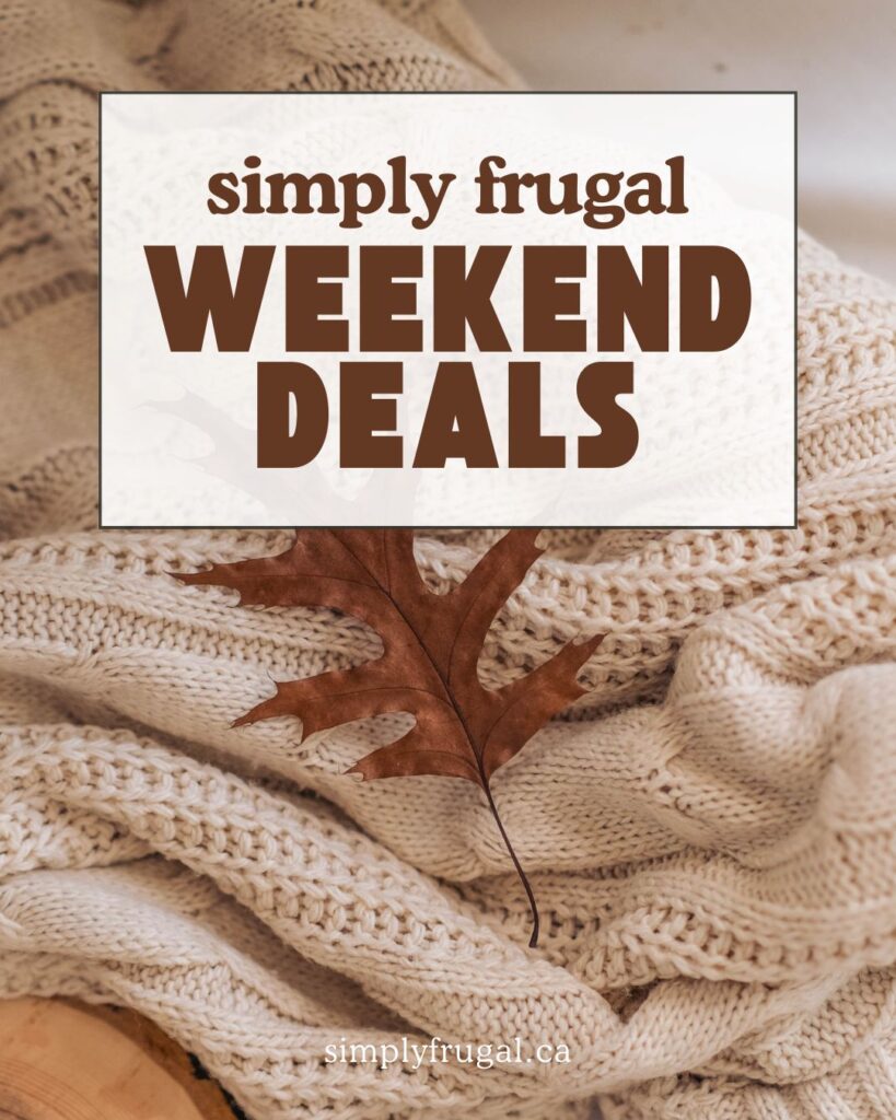 simply frugal weekend deals