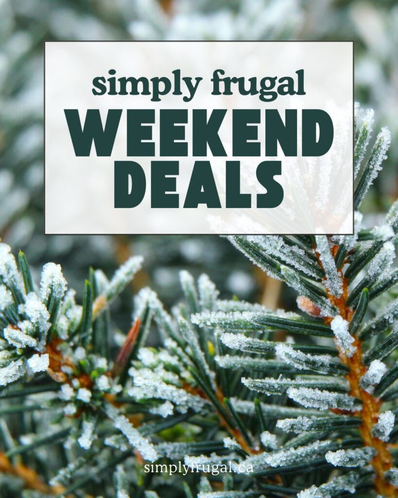 simply frugal weekend deals