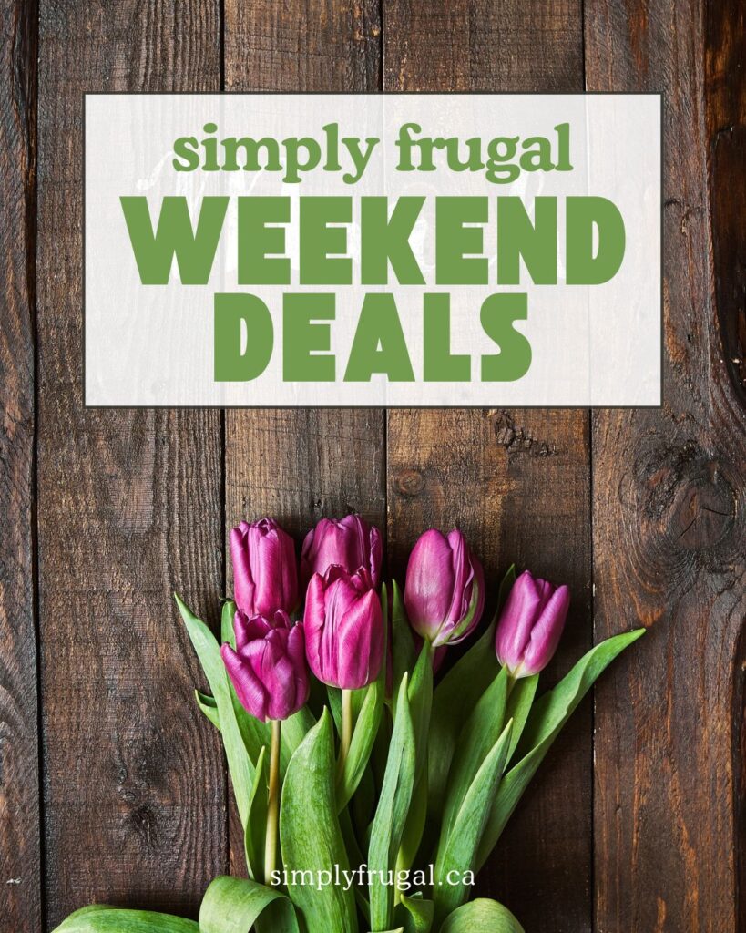 simply frugal weekend deals