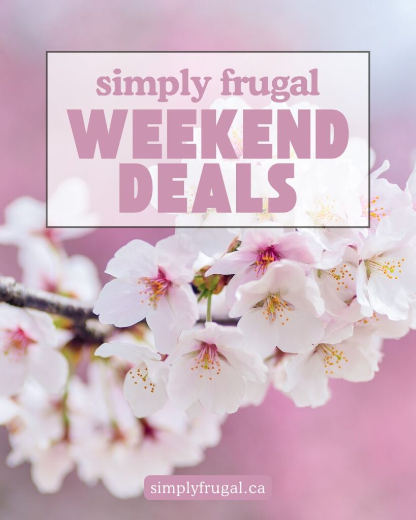 Simply Frugal Weekend Deals