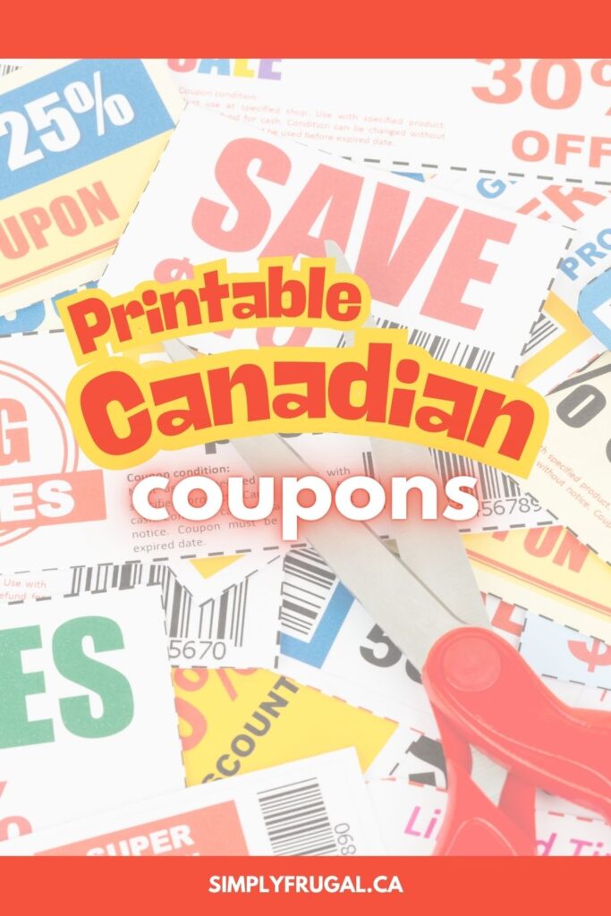 printable Canadian coupons