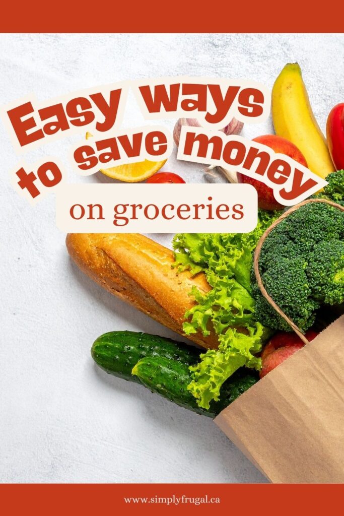 easy ways to save money on groceries