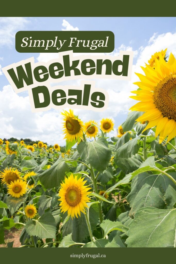 Simply Frugal Weekend Deals