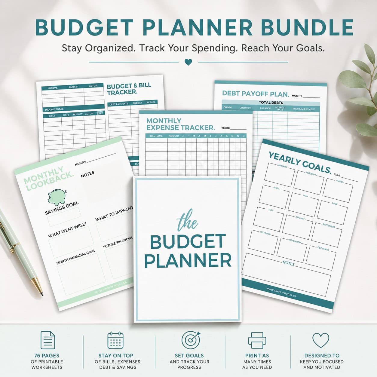 The Budget Planner printable